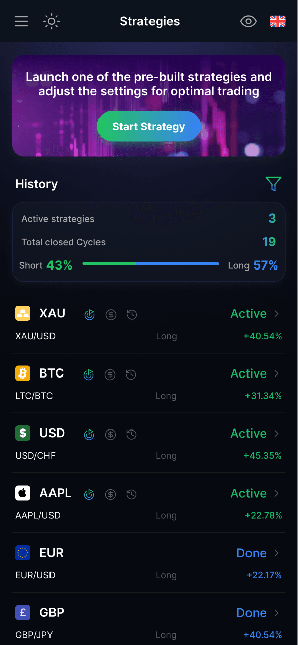 Mobile Trading Platform Screenshot 3